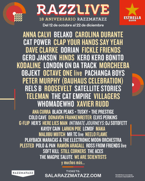 El Razz Live ’18 amplia su cartel con nuevas confirmaciones
