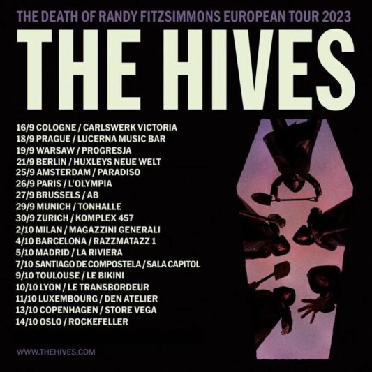 The Hives European Tour 2023