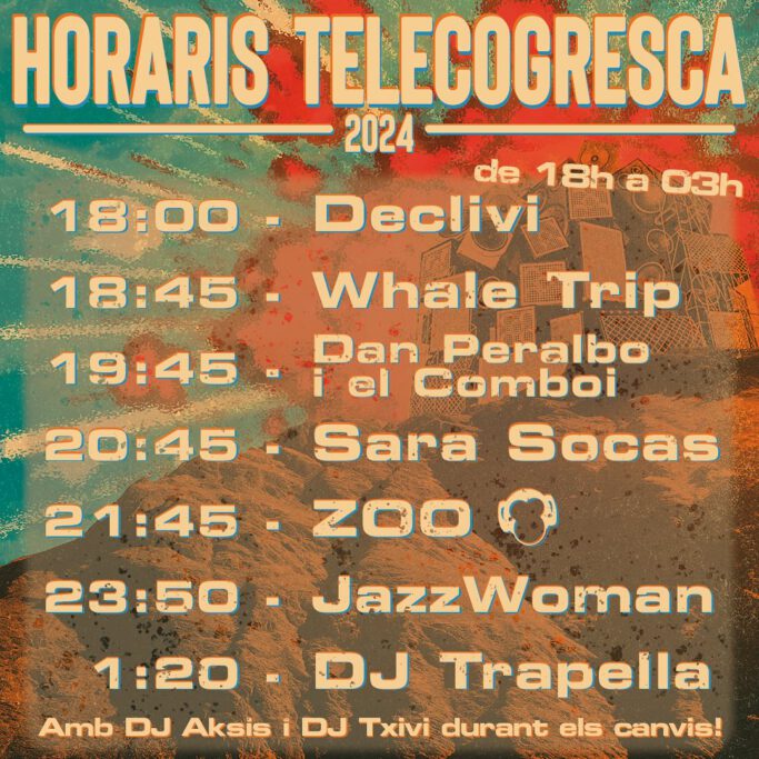 horarios telecogresca 2024