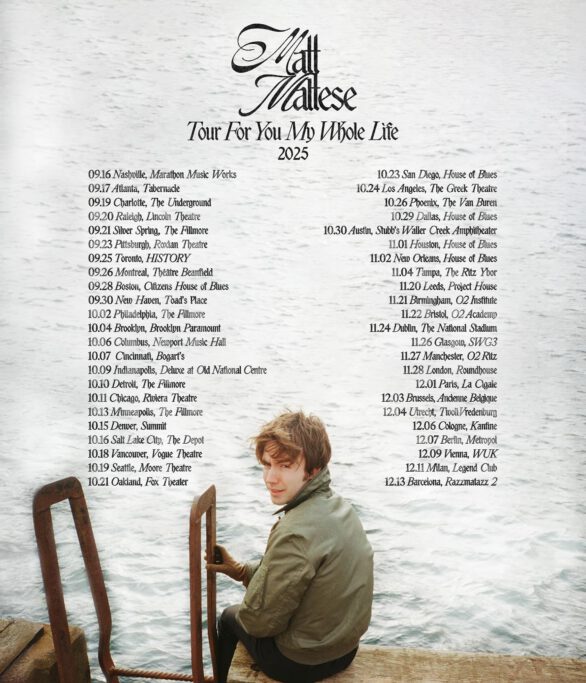 Matt Maltese European Tour 2025