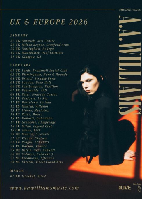 A.A. Williams Europe Tour 2026