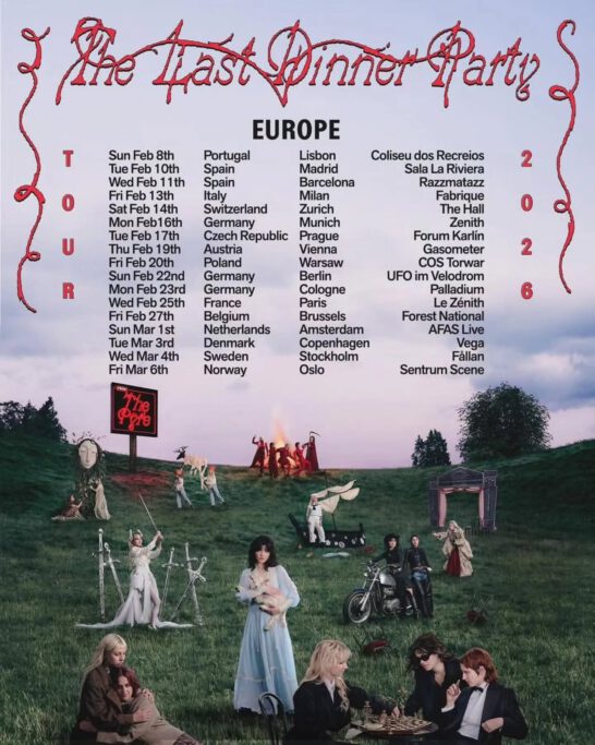 The Last Dinner Party Europe Tour 2026
