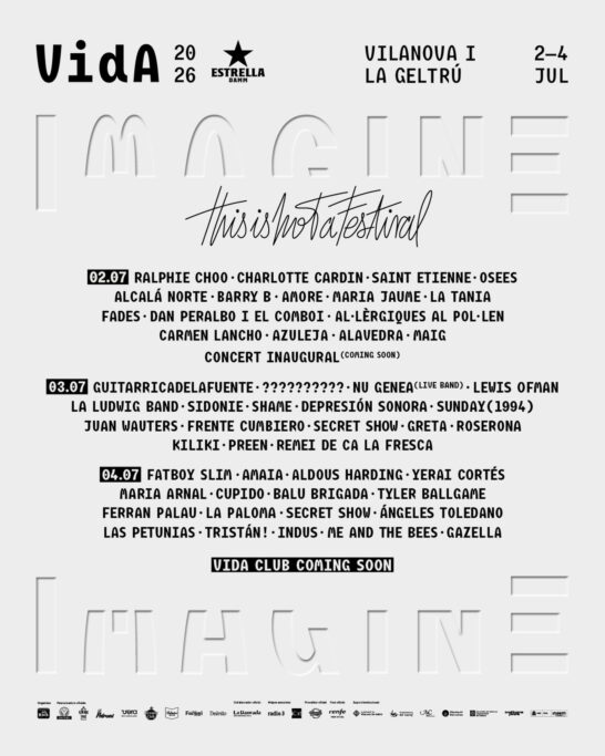 Vida Festival 2026 cartel