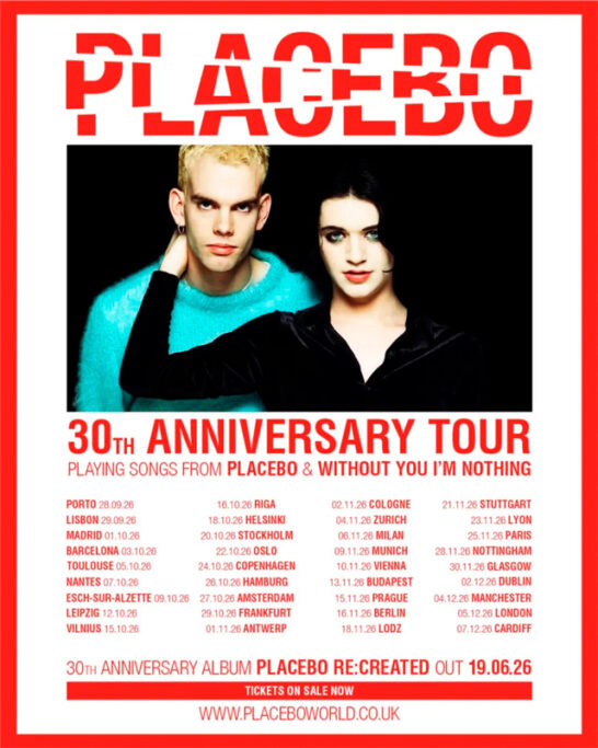 Placebo European Tour 2026