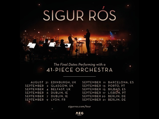 Sigur Rós European Tour 2026