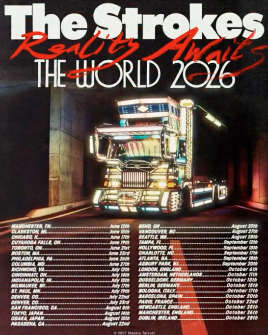 The Strokes - Reality Awaits Tour 2026