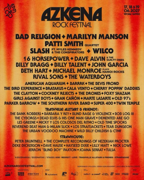 cartel Azkena Rock Festival 2027